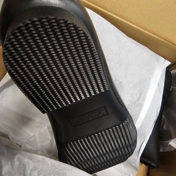 Sperry Size 11.5 M SALTWATER Black on Black Leather Duck Boots New Men's Shoes - Picture 6 of 10